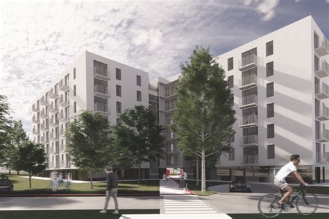 Vizualizácia polyfunkčného súboru Rybničná od VI Group