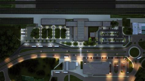 Vizualizácia rekonštruovaného priestoru pred železničnou stanicou