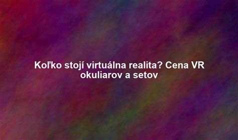 Ilustrácia fungovania VR okuliarov