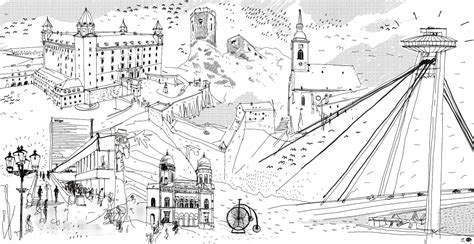 Ilustrácia mesta Bratislava