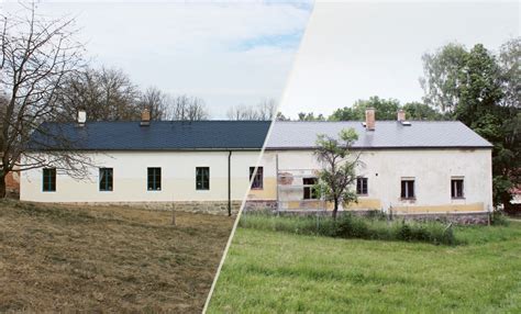 Porovnanie stavu domu pred a po rekonštrukcii