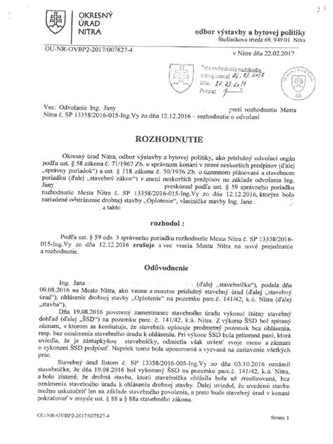 Budova stavebného úradu Martin