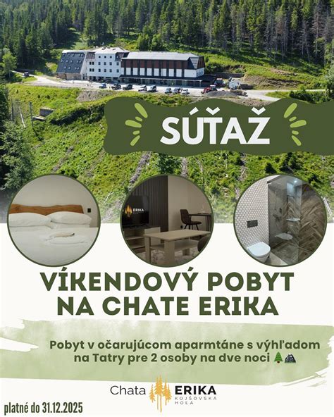 Fotografia chaty Erika na Kojšovskej holi