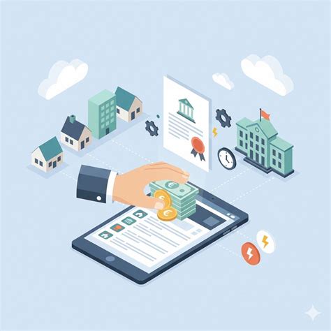 Ilustrácia znázorňujúca proces hľadania bytu online