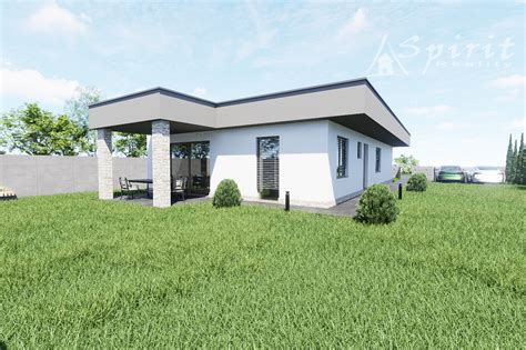 Moderný bungalov v štádiu výstavby