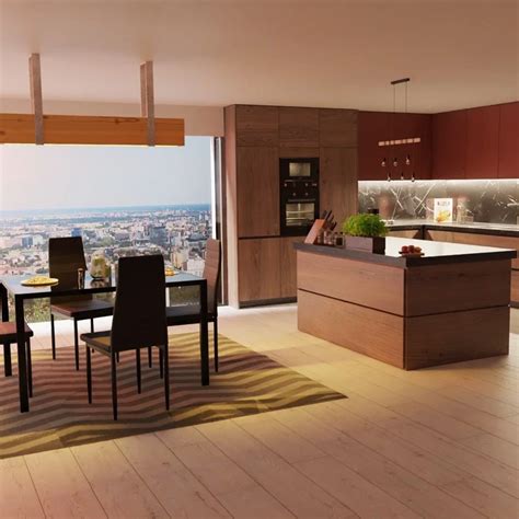 Vizualizácia rozdelenia veľkej miestnosti priečkou