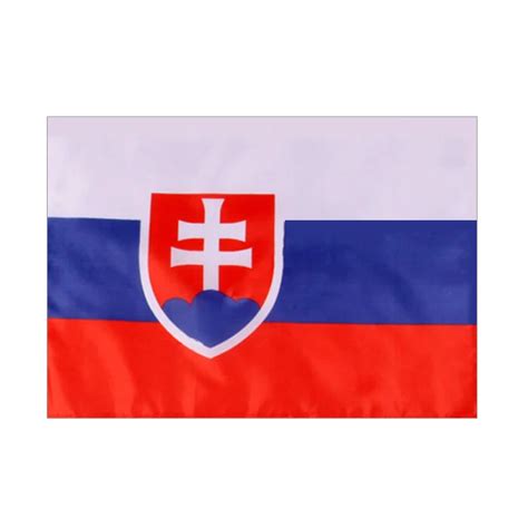 Slovenská vlajka s architektonickými prvkami