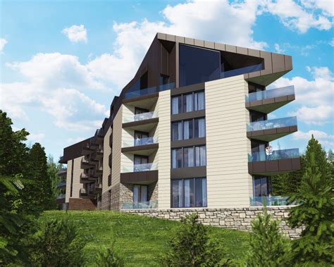 Moderný apartmánový dom v centre Štrbského Plesa