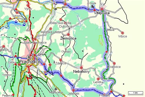 Mapa Zlatého Potoka vo Zvolene