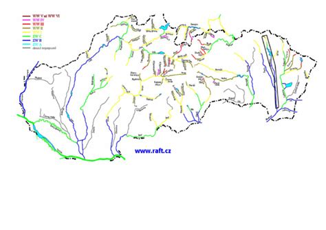 Mapa riek na Slovensku s vyznačením Hrona a okolia Prešova