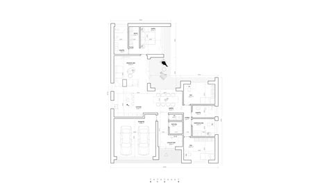 Pôdorys prvého nadzemného podlažia polyfunkčného domu Javor