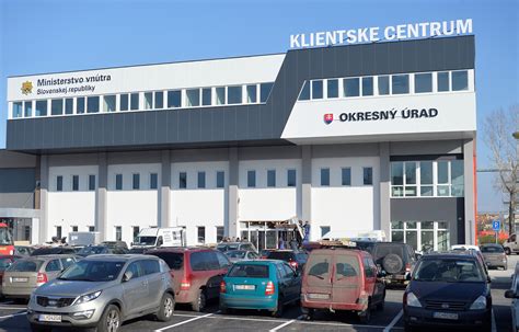 Značka označujúca Klientske centrum Okresného úradu