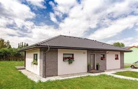 Bungalov s kamennou fasádou