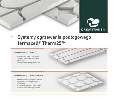 Detailný pohľad na vrstvy systému fermacell® Therm25 s vyznačenými vykurovacími rúrkami