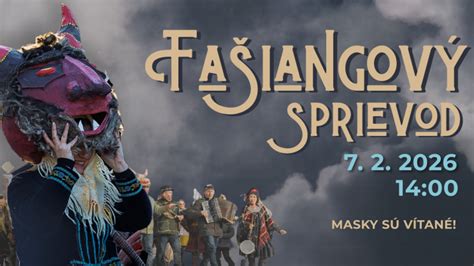Fašiangový sprievod s maskami