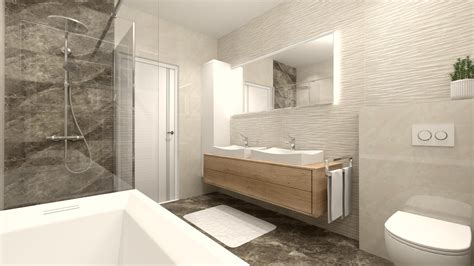 Mramorová kúpeľňa s dominantným bielym obkladom