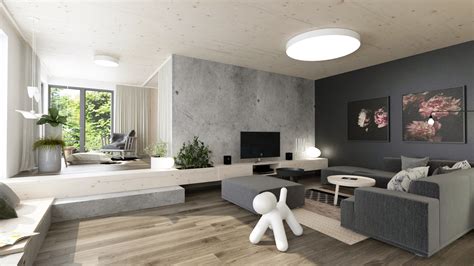 Štýlový minimalistický interiér s dôrazom na prírodné materiály