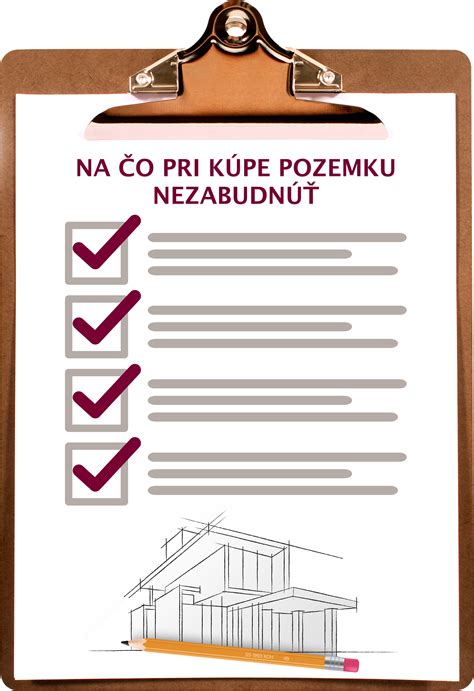 Checklist pre kúpu pozemku