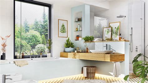 Moderná kúpeľňa s veľkým oknom