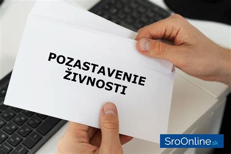 Infografika znázorňujúca kroky potrebné na pozastavenie živnosti.