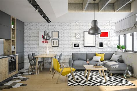 Ilustračná fotografia modernej obývačky spojenej s kuchyňou