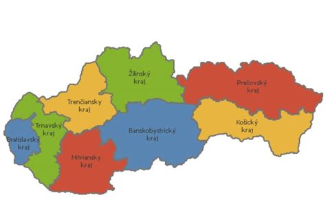 Infografika zobrazujúca porovnanie cien nájomného bývania v rôznych krajoch Slovenska