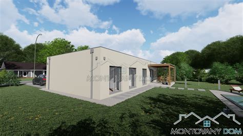 Bungalov s L-tvarovanou strechou
