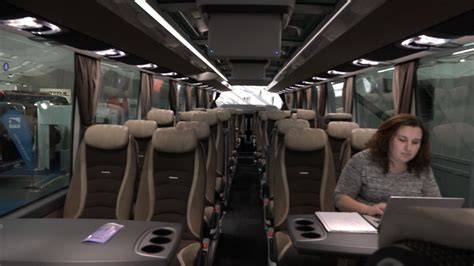 Interiér luxusného autobusu