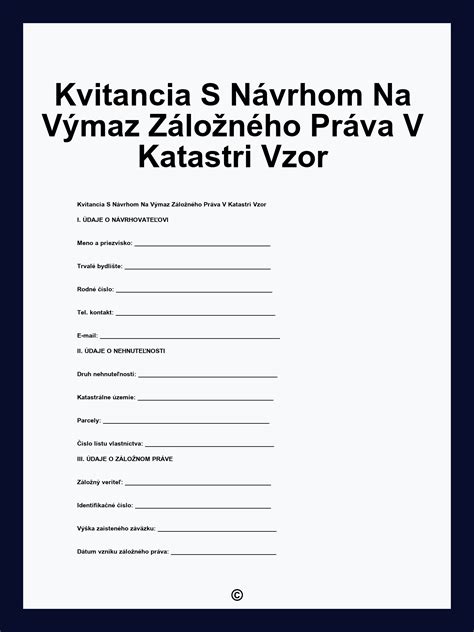 Dokument kvitancia
