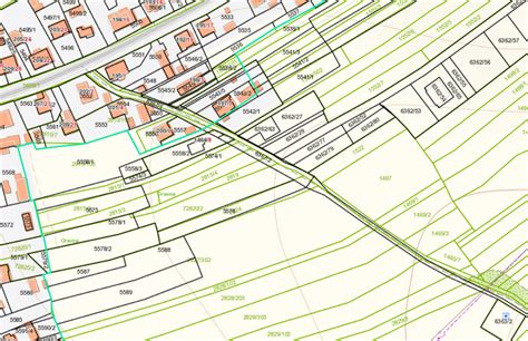 Mapa katastrálnej mapy