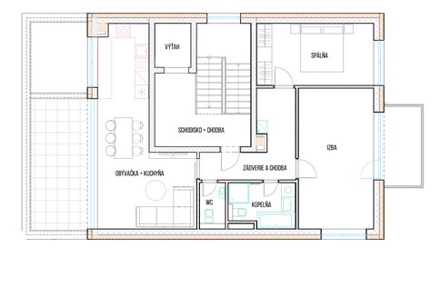 Pôdorys 3. NP s balkónmi a skleníkmi