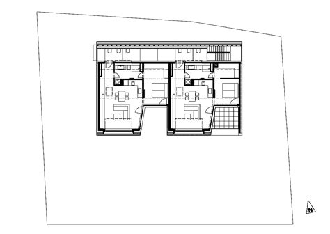 Pôdorys 5. NP s terasami a výhľadmi