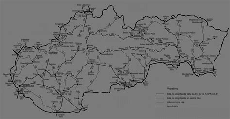 Mapa železničných staníc v Trnave a Košiciach