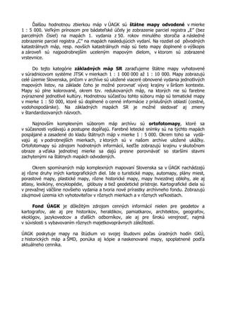 Ilustrácia prekrývajúcich sa máp registra C a E