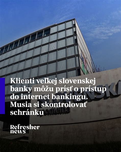 Ilustračná fotografia slovenskej banky