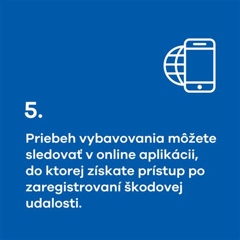 Ilustrácia mobilného nahlasovania škody