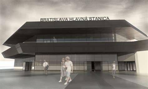 Vizualizácia exteriéru Hlavnej stanice Bratislava