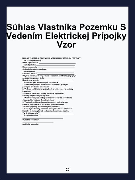 Komponenty elektrickej prípojky