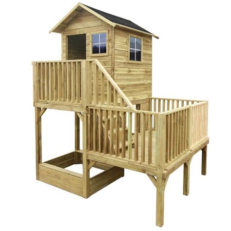 Detský drevený záhradný domček