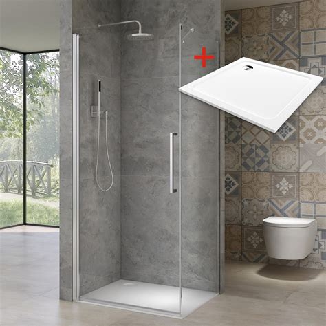 Sprchový kút s bezrámovým sklom