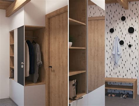 Štýlová chodba s úložnými priestormi