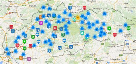 Mapa najnižšieho miesta na Slovensku