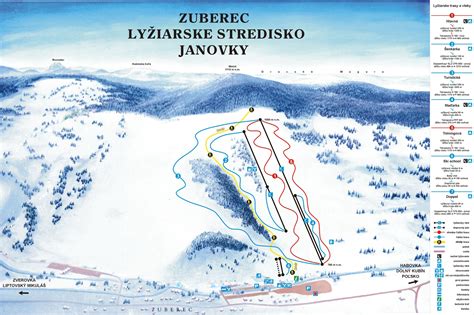 Lyžiarsky svah v stredisku Zuberec - Janovky