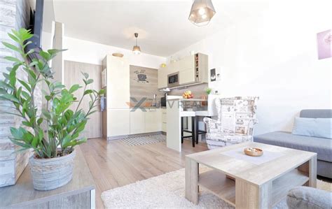 Vizualizácia moderného dvojizbového bytu s terasou