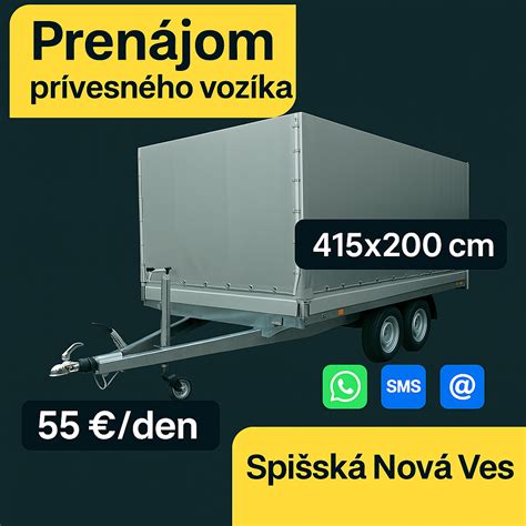 Detail prívesného vozíka s bočnicami