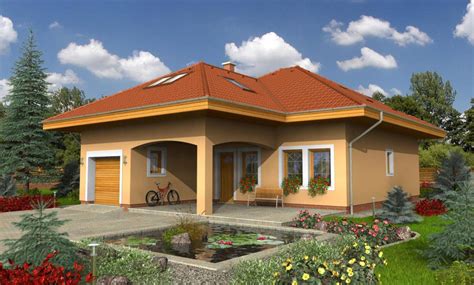 Rodinný dom typu bungalov s obytným podkrovím