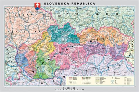 Mapa Slovenskej republiky s vyznačenou obcou Horné Obdokovce