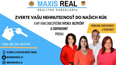Zameranie ROVEX reality na výkup zadlžených nehnuteľností