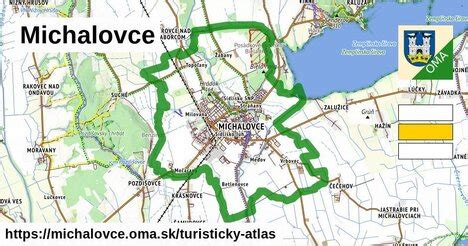 Mapa okresu Michalovce