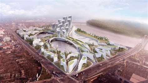 Vizualizácia moderného dopravného uzla v Bratislave